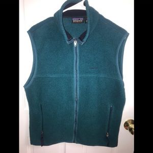 Patagonia Synchilla Teal Fleece Vest